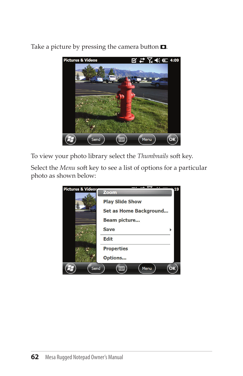 Juniper Systems Mesa User Guide User Manual | Page 62 / 112