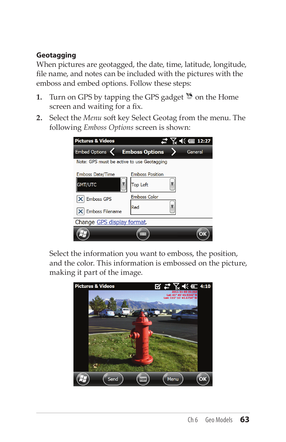Juniper Systems Mesa User Guide User Manual | Page 63 / 112