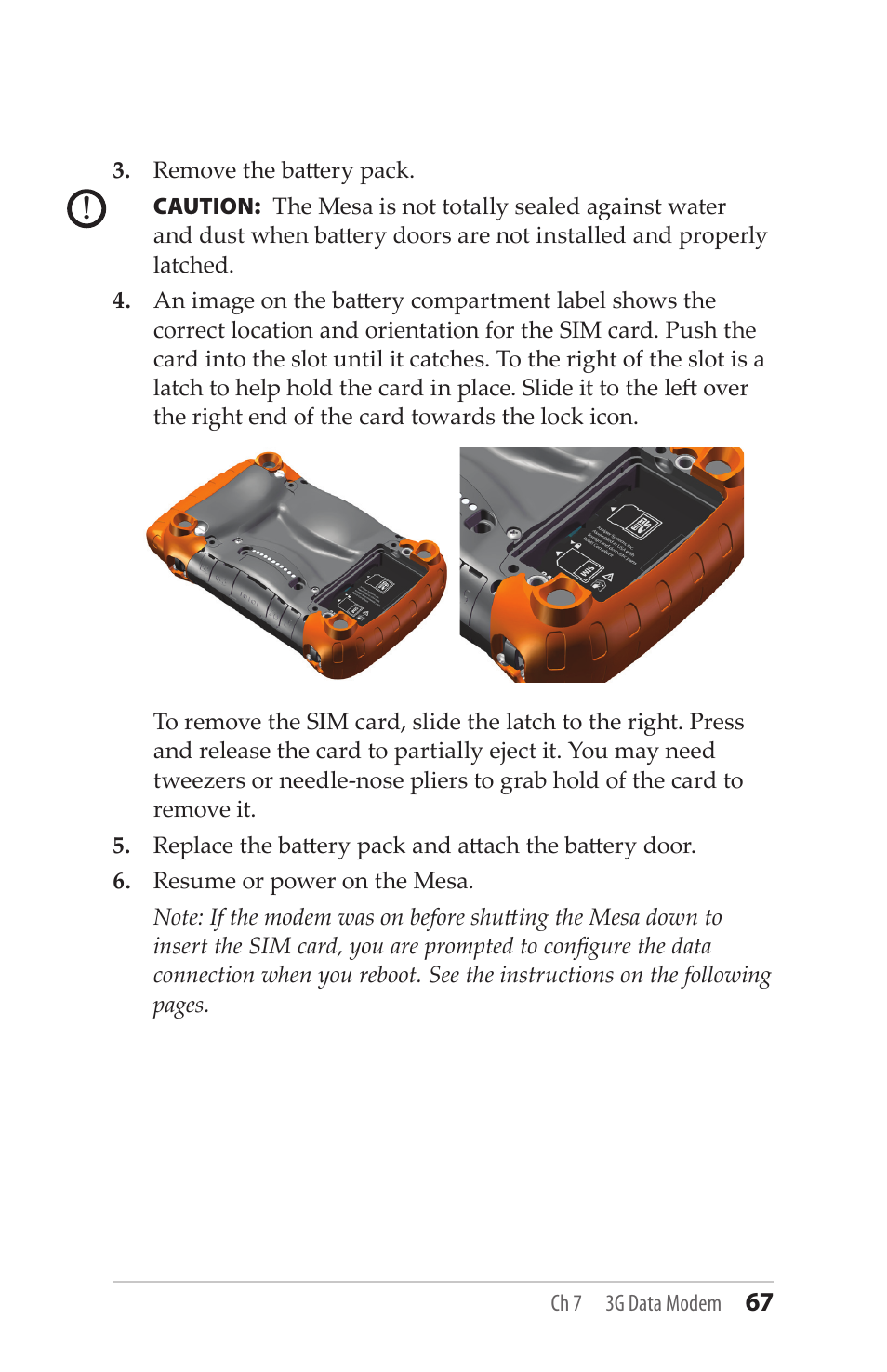 Juniper Systems Mesa User Guide User Manual | Page 67 / 112