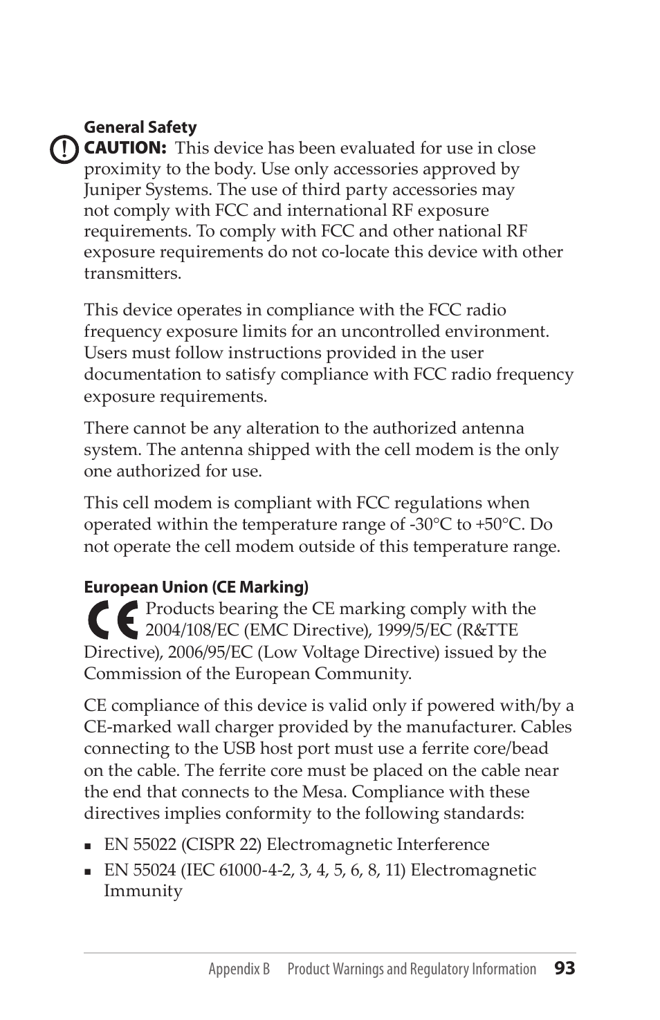 Juniper Systems Mesa User Guide User Manual | Page 93 / 112