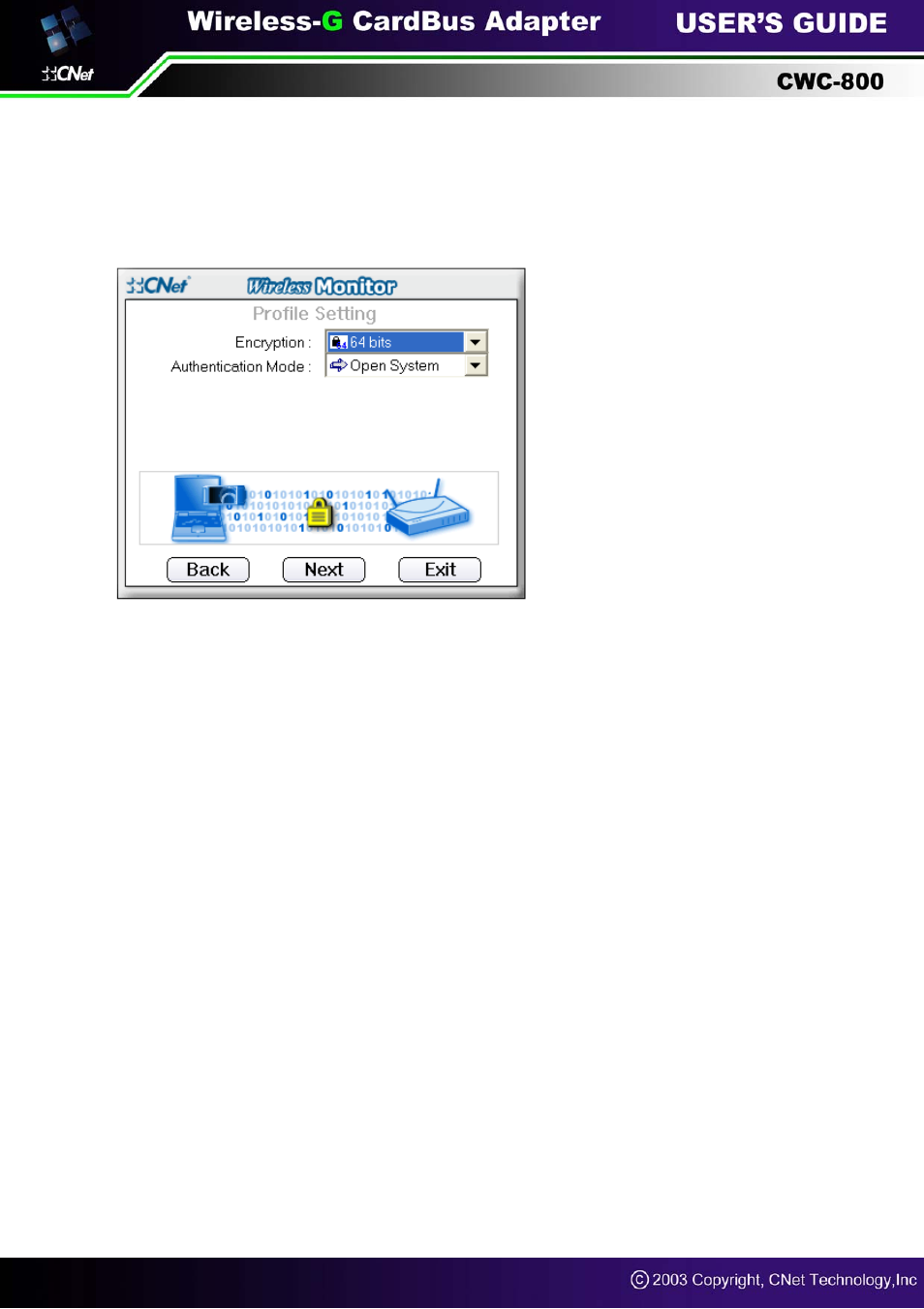 CNET Wireless-G CardBus Adapter CWC-800 User Manual | Page 18 / 22