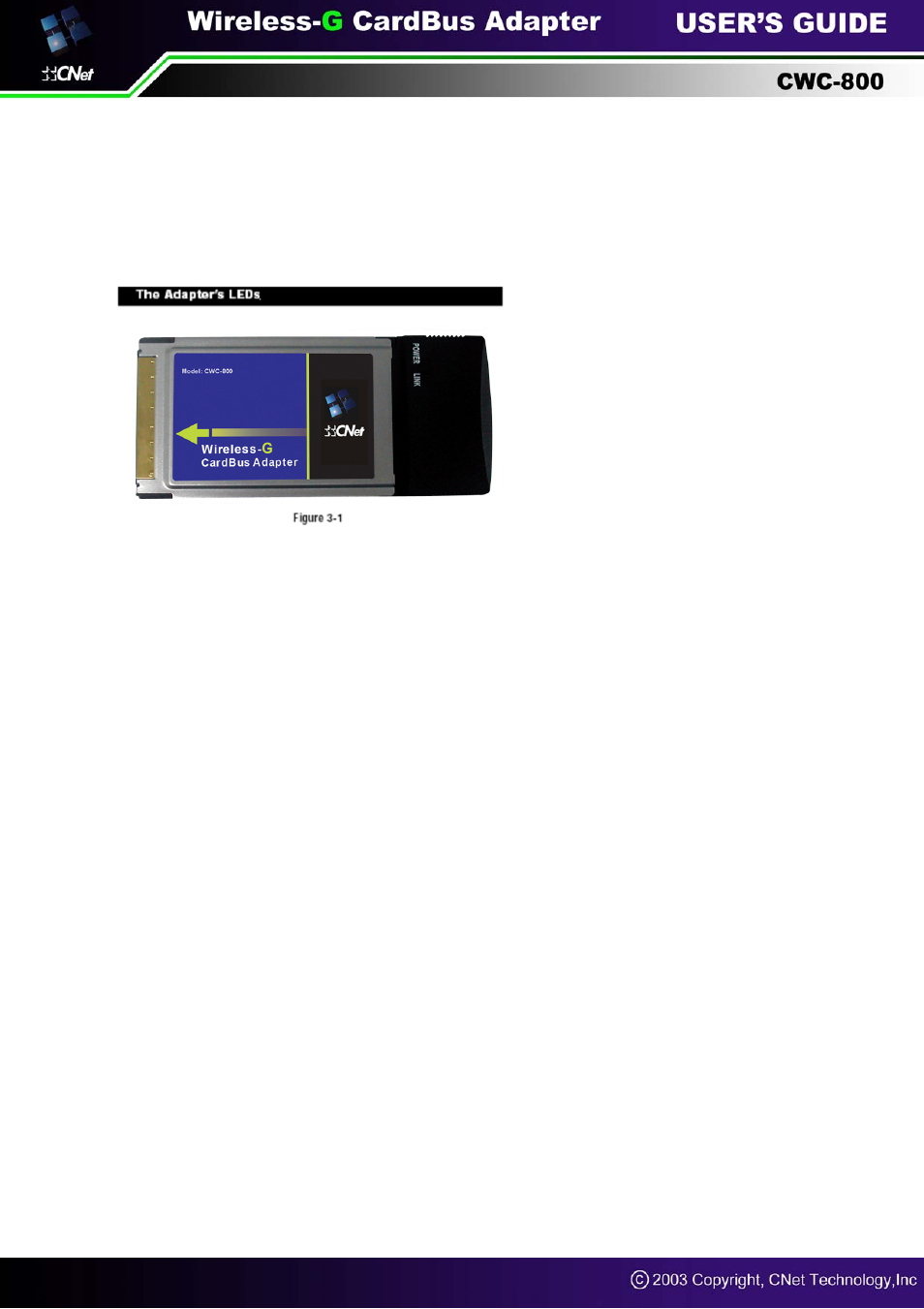 CNET Wireless-G CardBus Adapter CWC-800 User Manual | Page 5 / 22