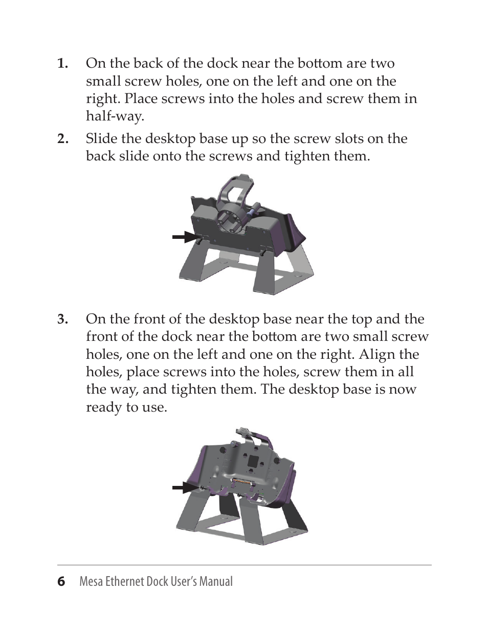 Juniper Systems Mesa Ethernet Dock User Manual | Page 6 / 12