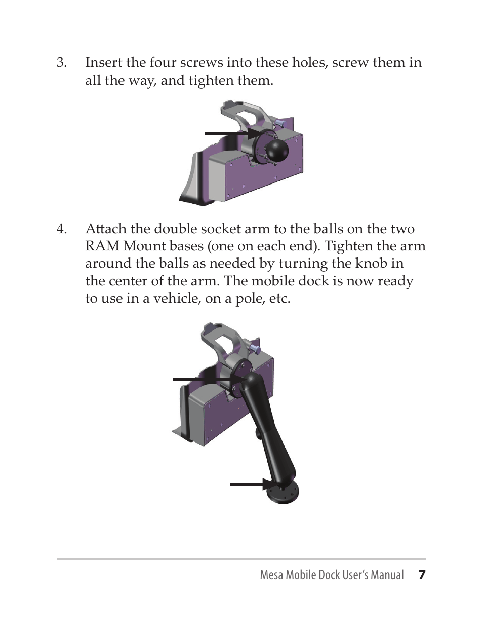 Juniper Systems Mesa Mobile Dock User Manual | Page 7 / 16