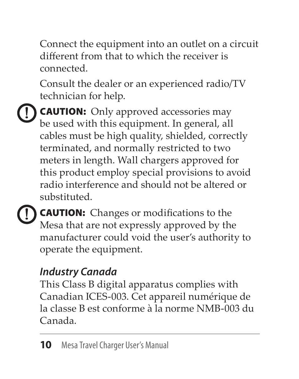 Juniper Systems Mesa Travel Charger User Manual | Page 10 / 12