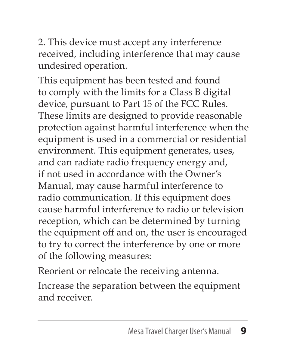 Juniper Systems Mesa Travel Charger User Manual | Page 9 / 12