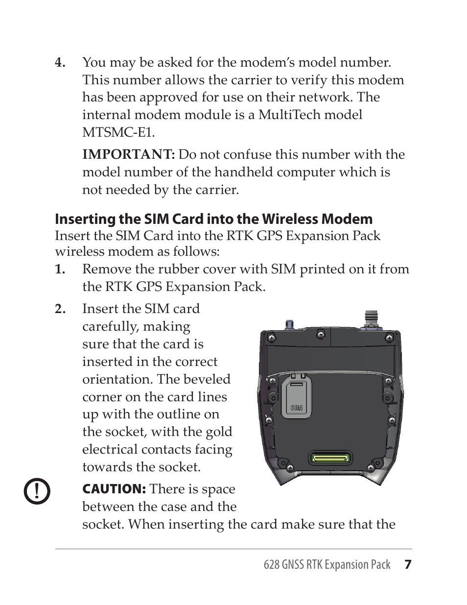 Juniper Systems GNSS-RTK-628 User Manual | Page 7 / 24