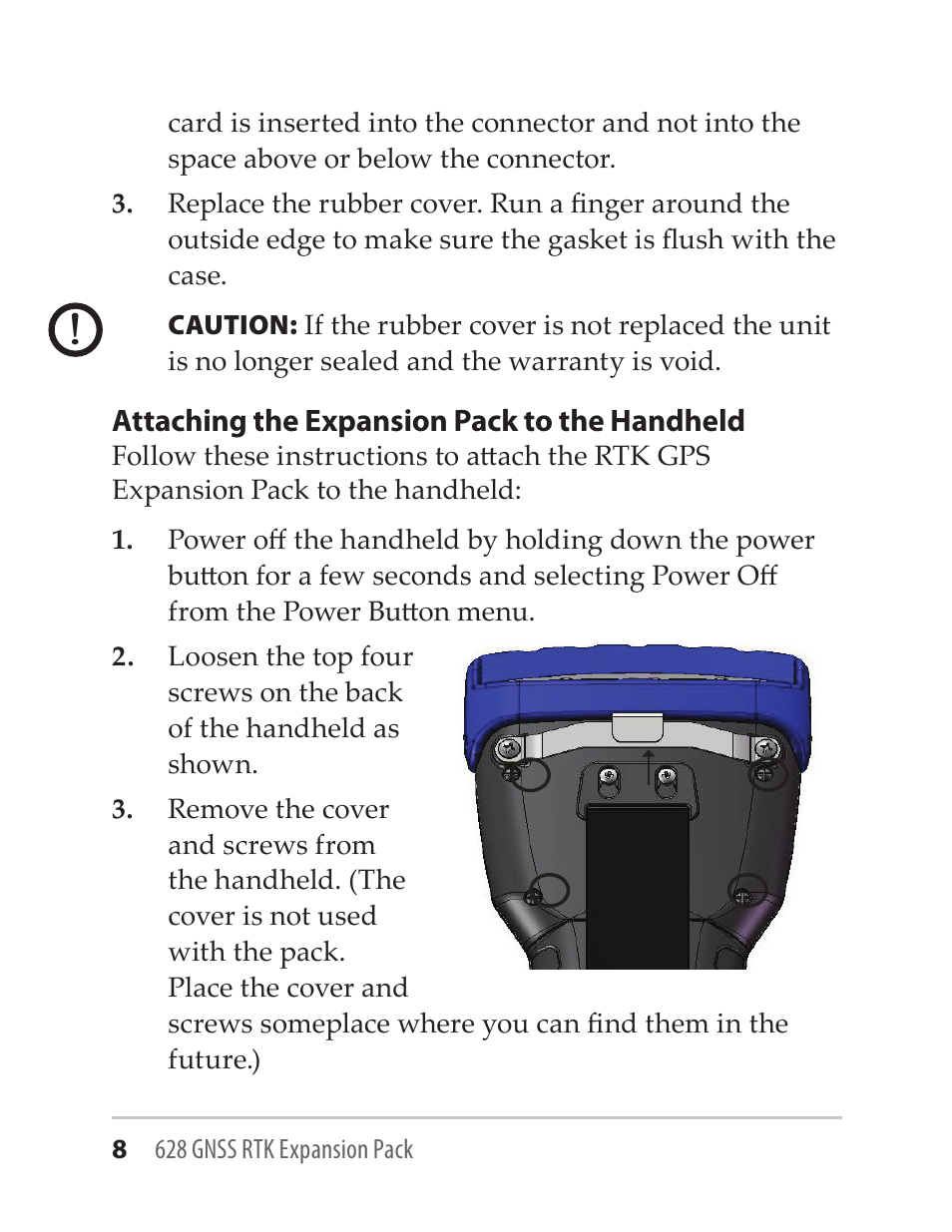 Juniper Systems GNSS-RTK-628 User Manual | Page 8 / 24