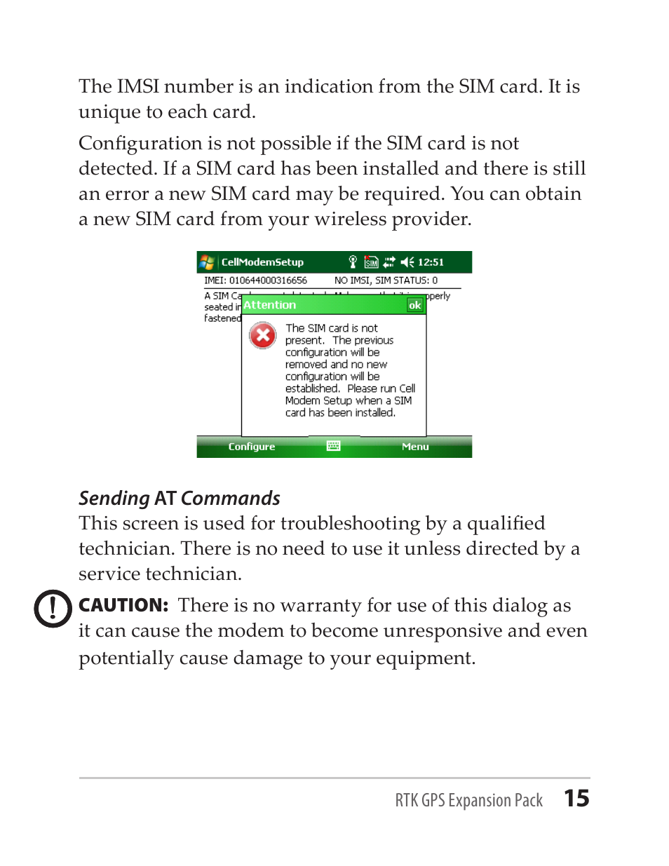 Juniper Systems RTK GPS Expansion Pack User Manual | Page 15 / 24