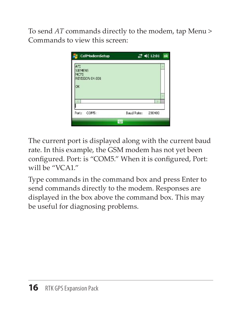 Juniper Systems RTK GPS Expansion Pack User Manual | Page 16 / 24