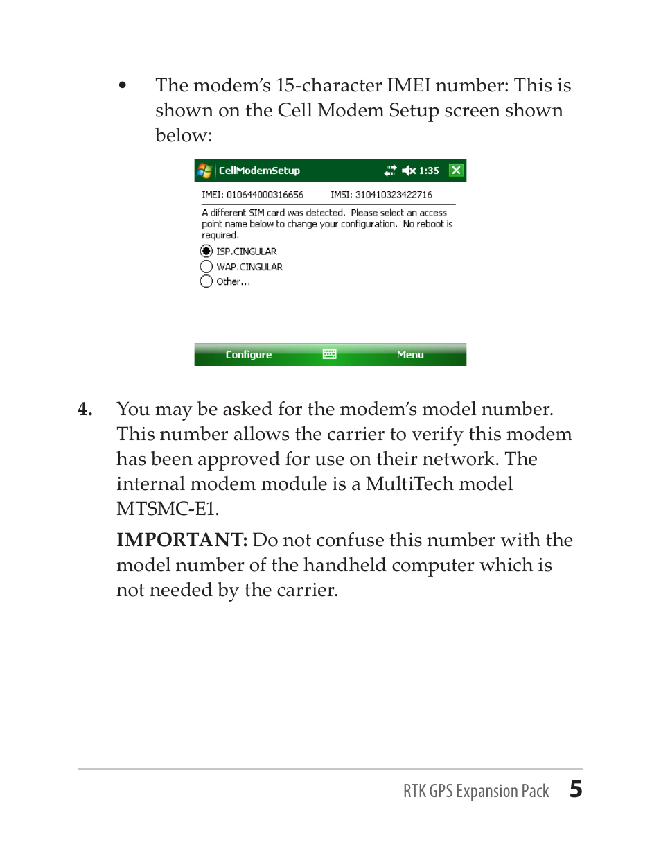 Juniper Systems RTK GPS Expansion Pack User Manual | Page 5 / 24