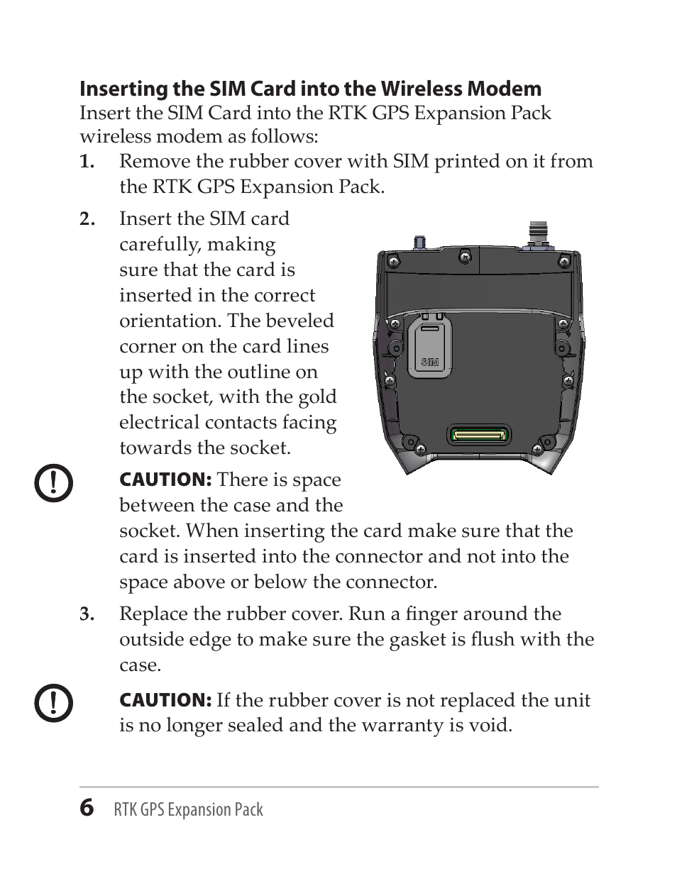 Juniper Systems RTK GPS Expansion Pack User Manual | Page 6 / 24