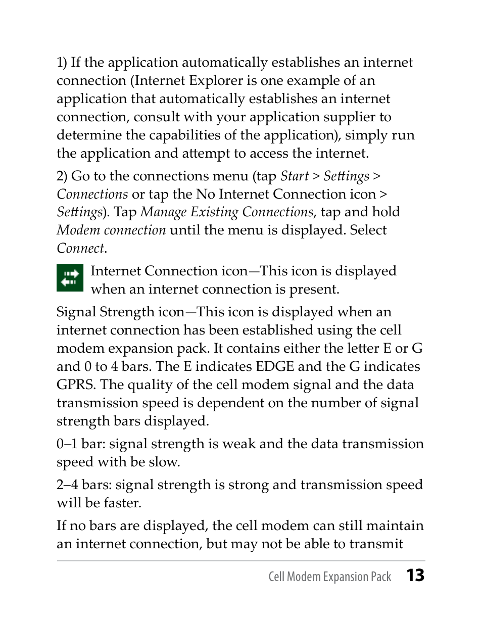 Juniper Systems TK6000 Cell Modem User Manual | Page 13 / 18
