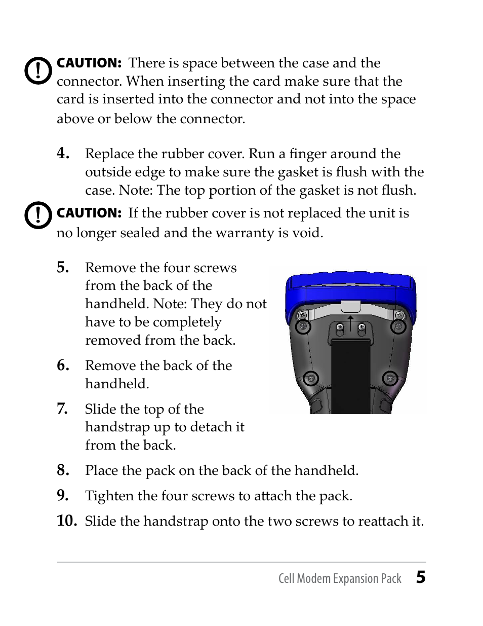 Juniper Systems TK6000 Cell Modem User Manual | Page 5 / 18