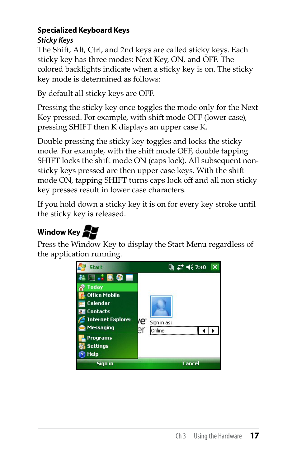 Juniper Systems TK6000 User Guide User Manual | Page 17 / 70