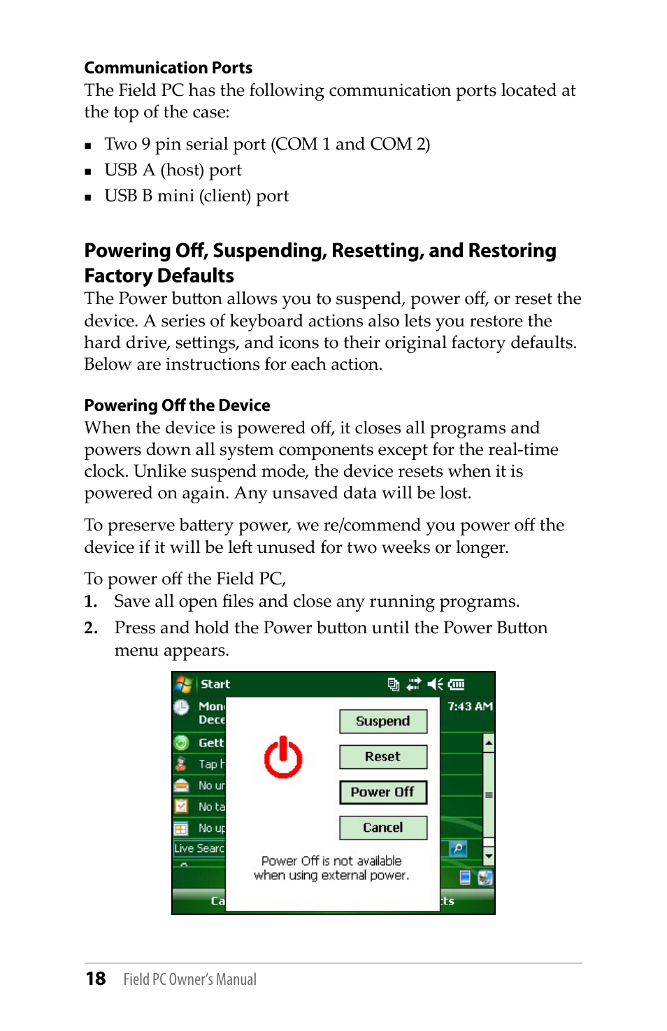 Juniper Systems TK6000 User Guide User Manual | Page 18 / 70