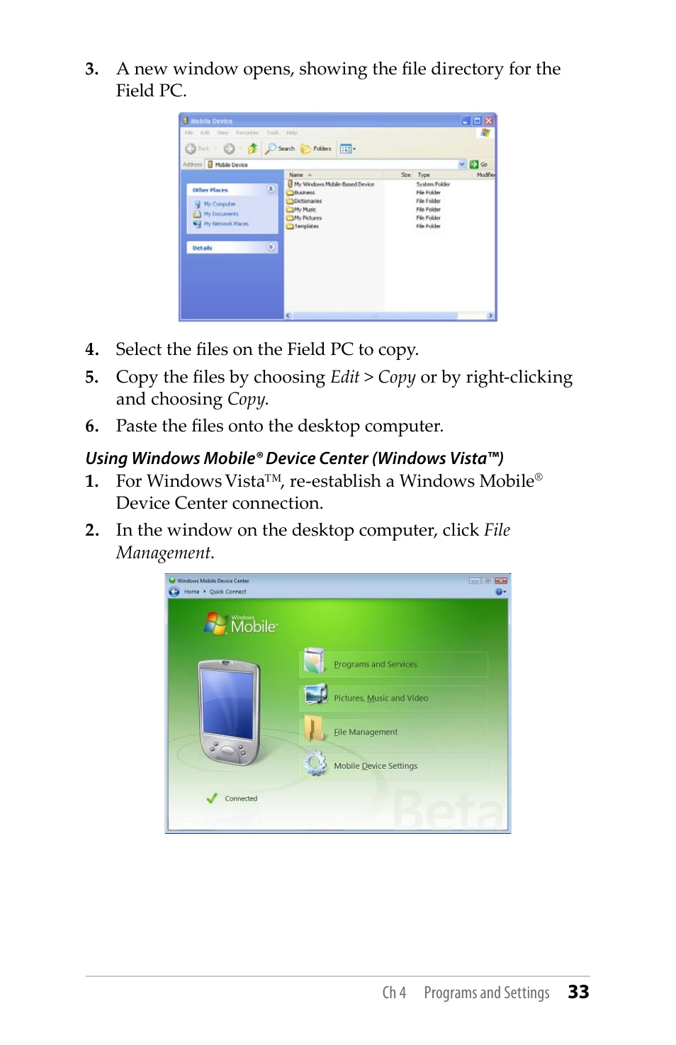 Juniper Systems TK6000 User Guide User Manual | Page 33 / 70