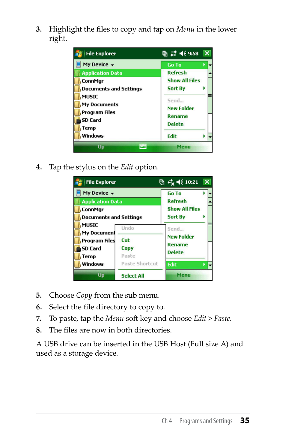 Connecting to a pc | Juniper Systems TK6000 User Guide User Manual | Page 35 / 70