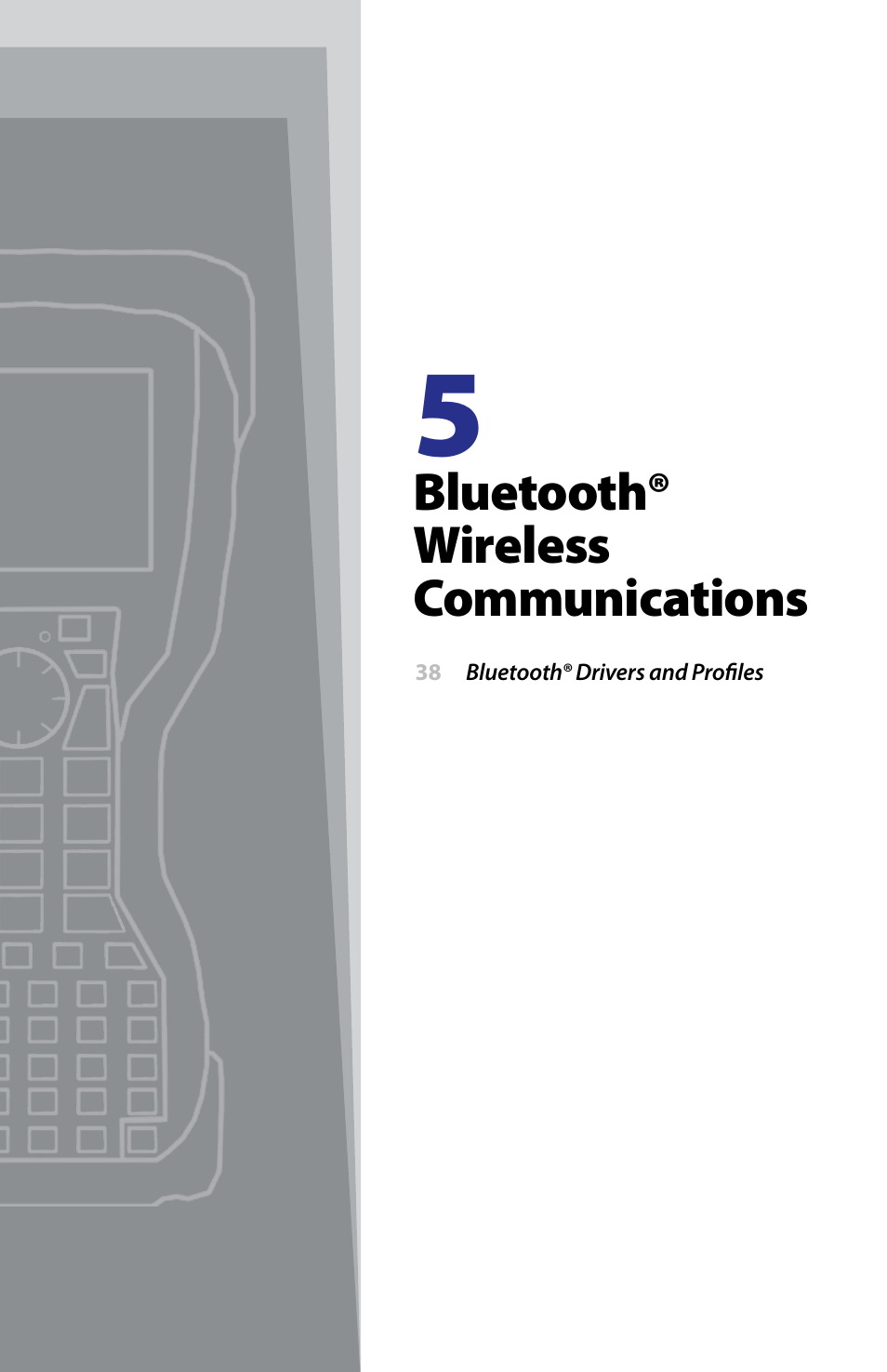Bluetooth® wireless, Communications | Juniper Systems TK6000 User Guide User Manual | Page 37 / 70