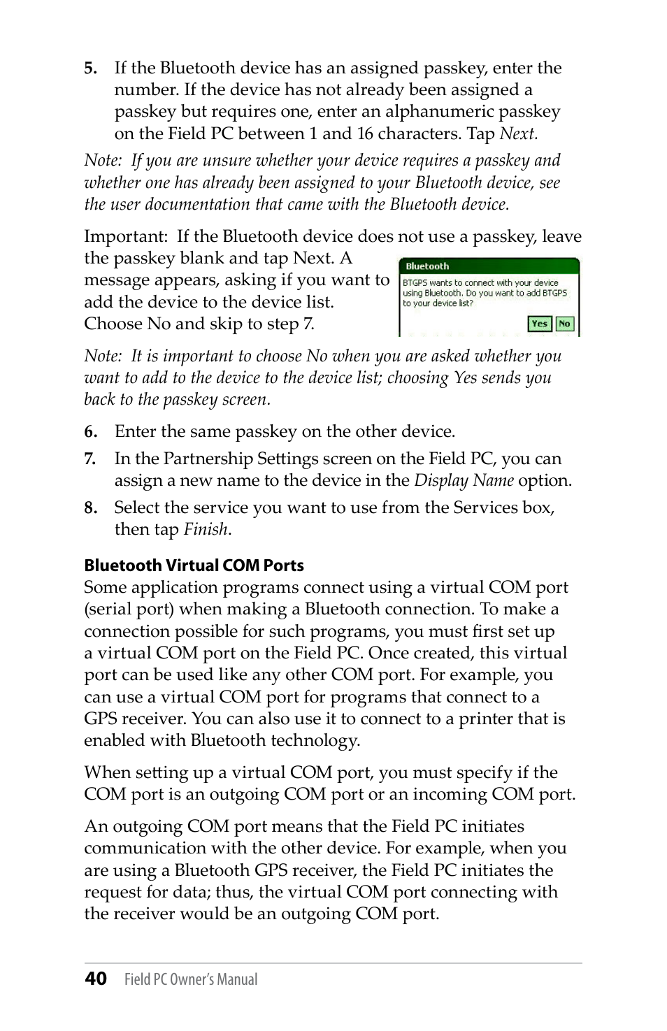 Juniper Systems TK6000 User Guide User Manual | Page 40 / 70