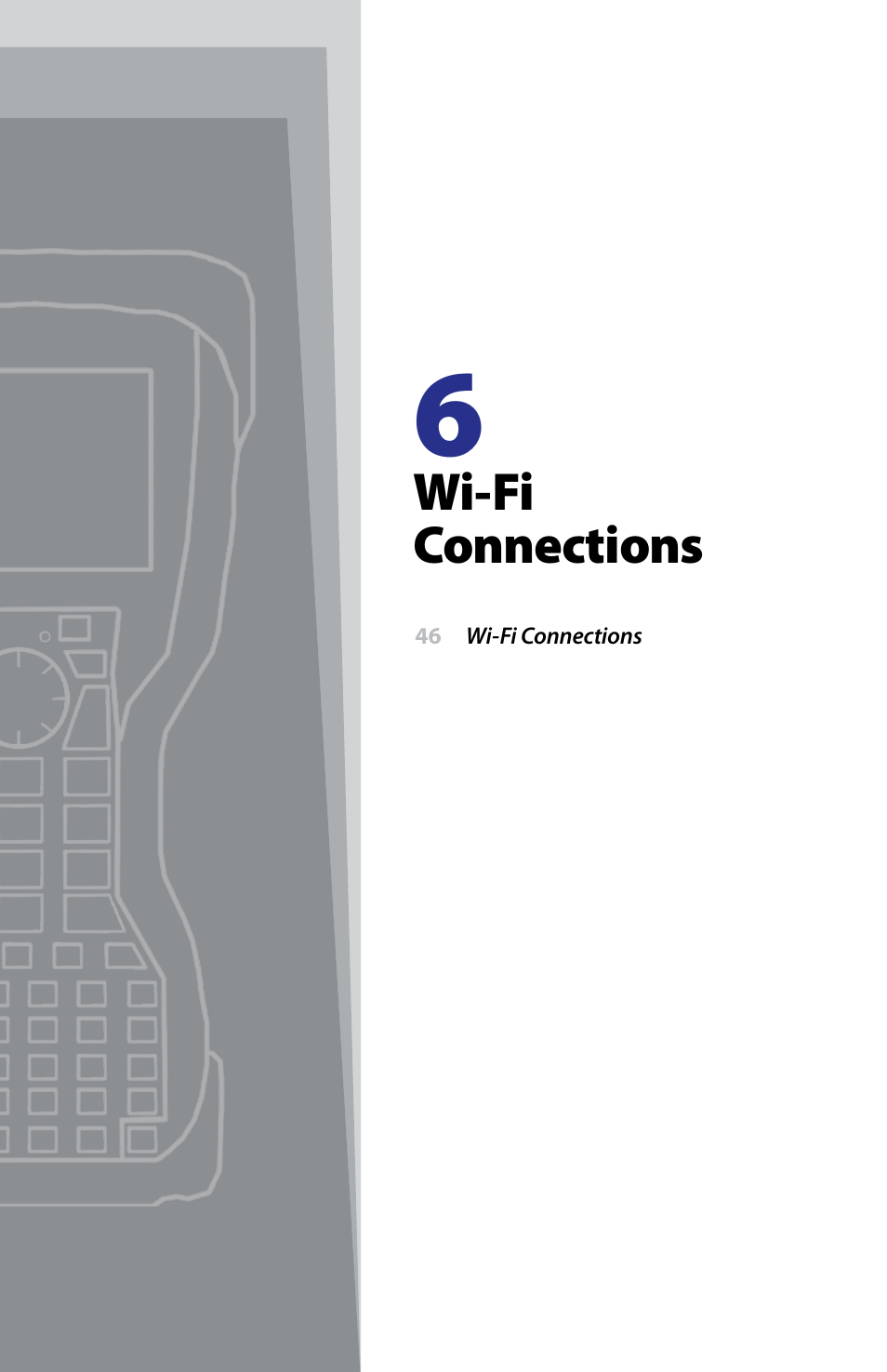 Wi-fi connections | Juniper Systems TK6000 User Guide User Manual | Page 45 / 70