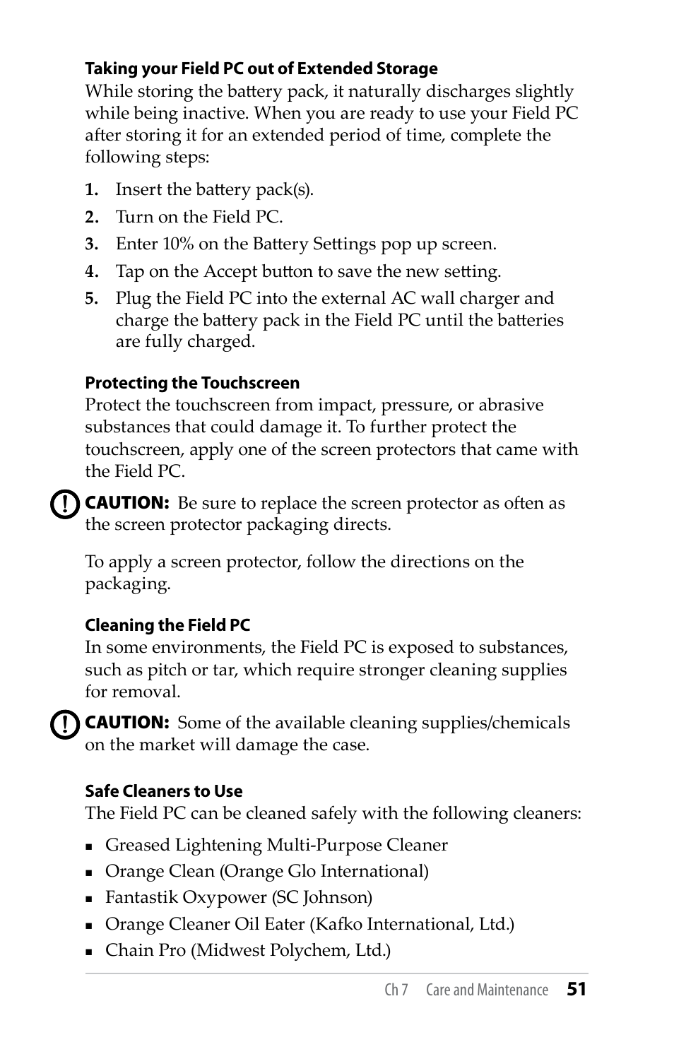 Juniper Systems TK6000 User Guide User Manual | Page 51 / 70