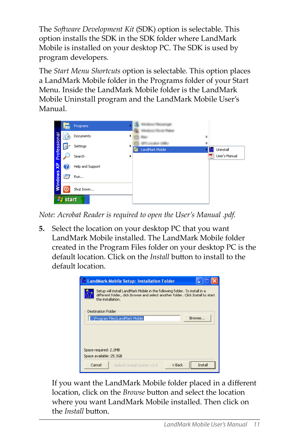 Juniper Systems LandMark Mobile User Manual | Page 11 / 82