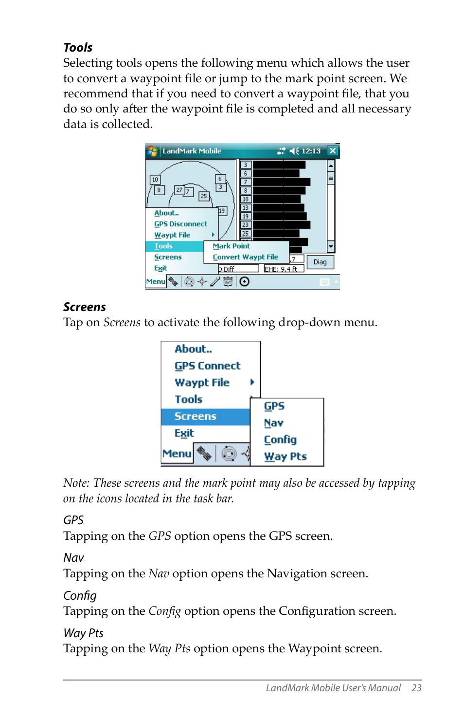 Juniper Systems LandMark Mobile User Manual | Page 23 / 82