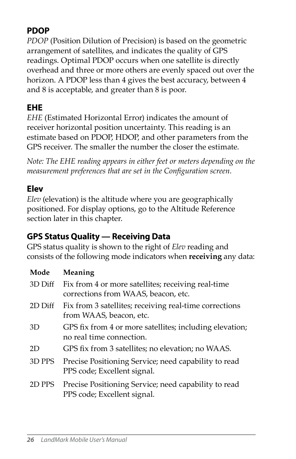 Juniper Systems LandMark Mobile User Manual | Page 26 / 82