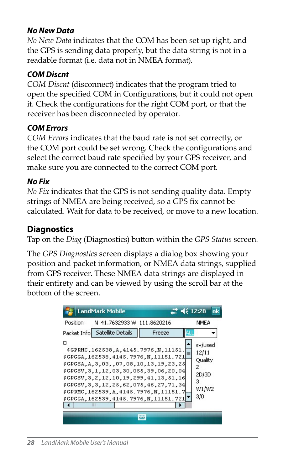 Juniper Systems LandMark Mobile User Manual | Page 28 / 82