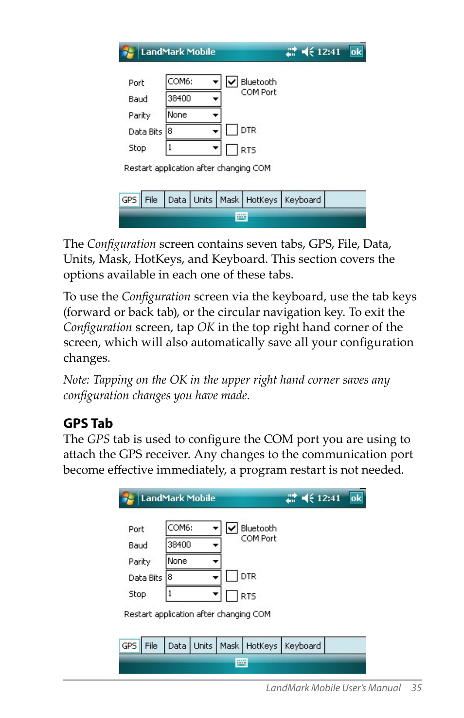 Juniper Systems LandMark Mobile User Manual | Page 35 / 82