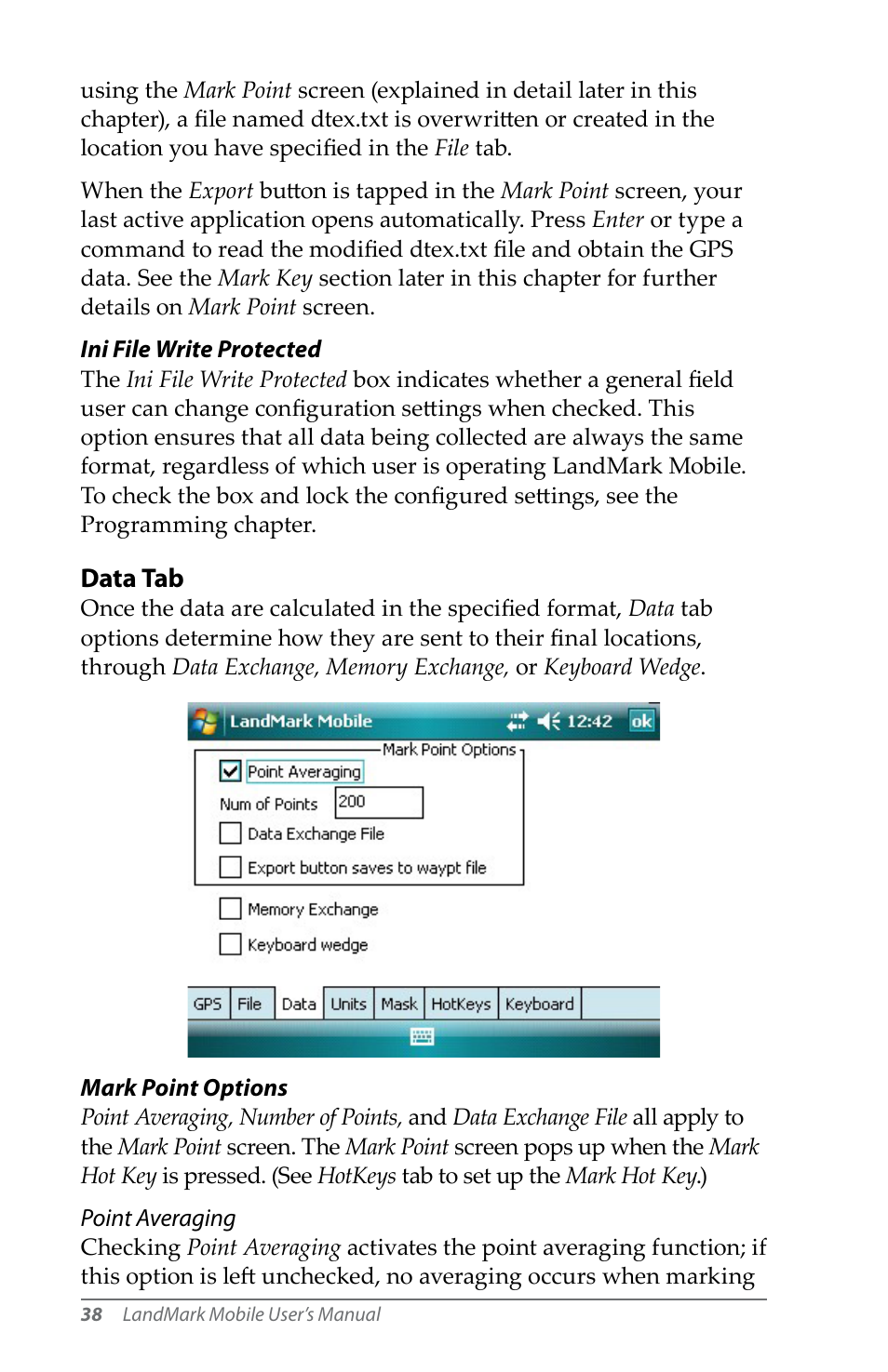 Juniper Systems LandMark Mobile User Manual | Page 38 / 82