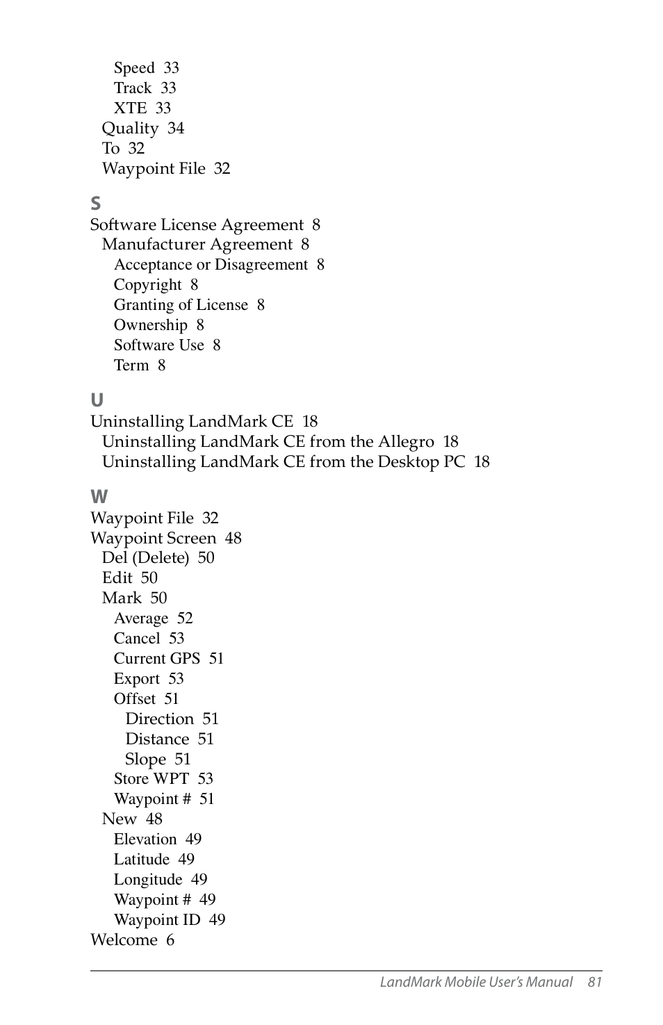 Juniper Systems LandMark Mobile User Manual | Page 81 / 82