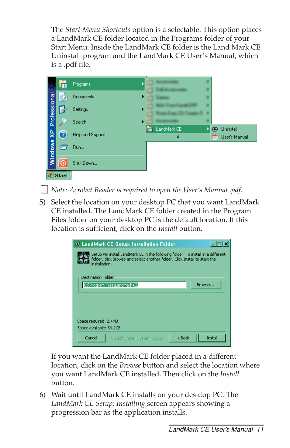 Juniper Systems LandMark CE User Manual | Page 11 / 84