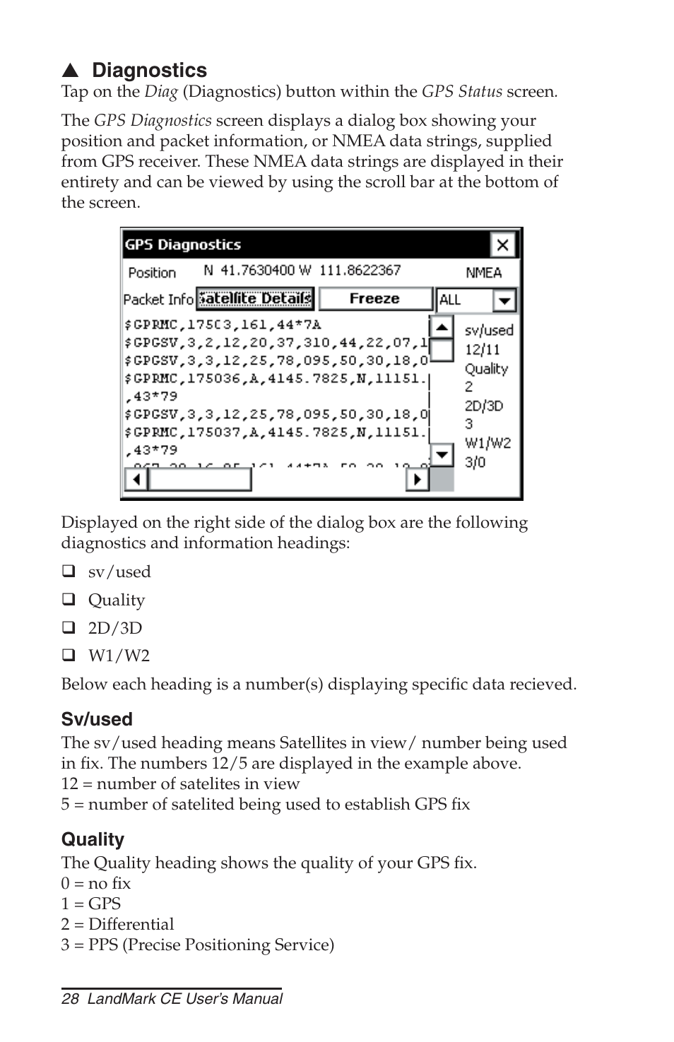 Juniper Systems LandMark CE User Manual | Page 28 / 84