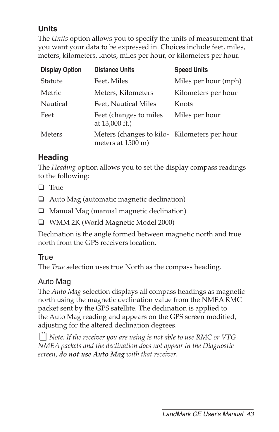 Juniper Systems LandMark CE User Manual | Page 43 / 84