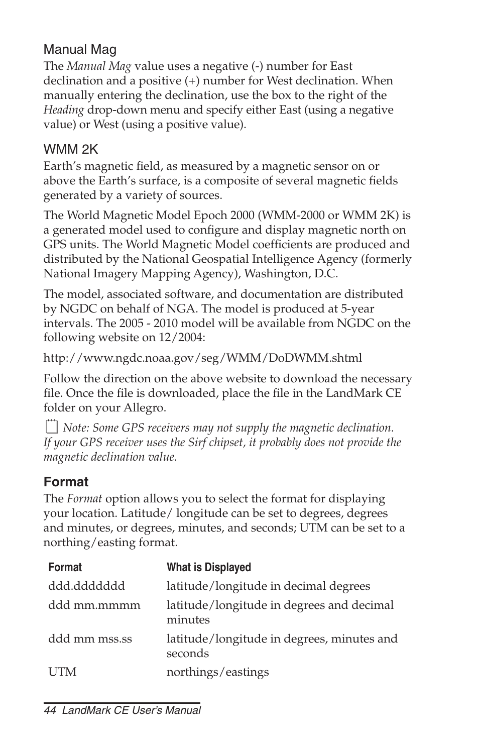 Juniper Systems LandMark CE User Manual | Page 44 / 84