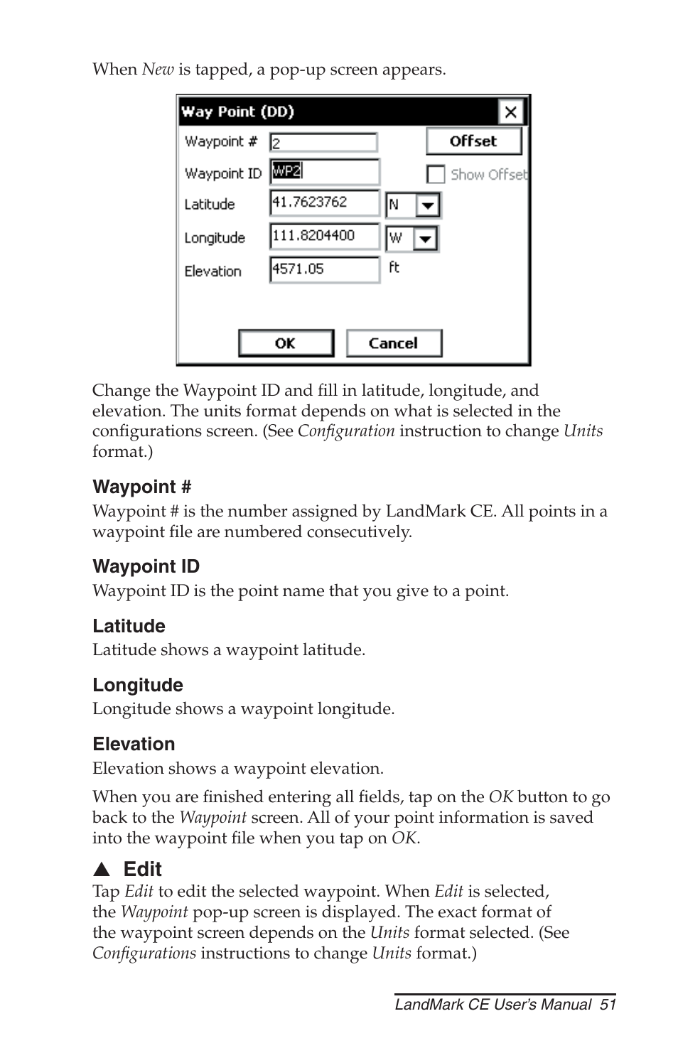 Juniper Systems LandMark CE User Manual | Page 51 / 84