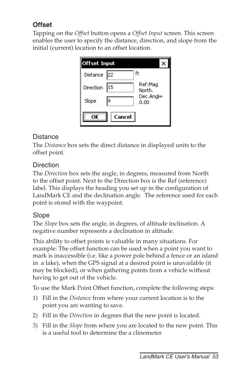 Juniper Systems LandMark CE User Manual | Page 53 / 84