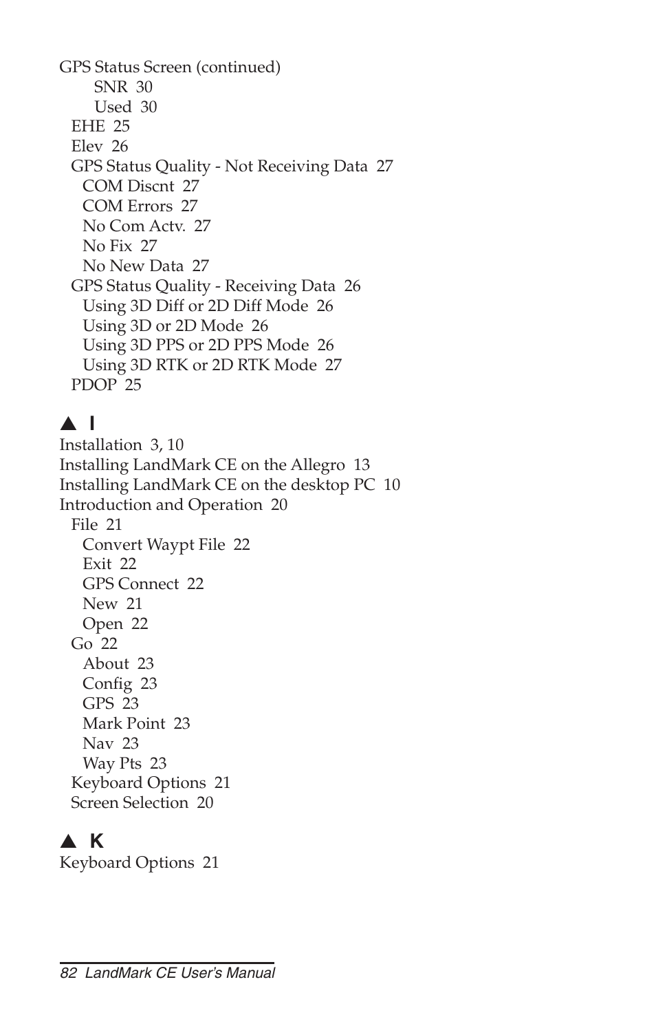 Juniper Systems LandMark CE User Manual | Page 82 / 84