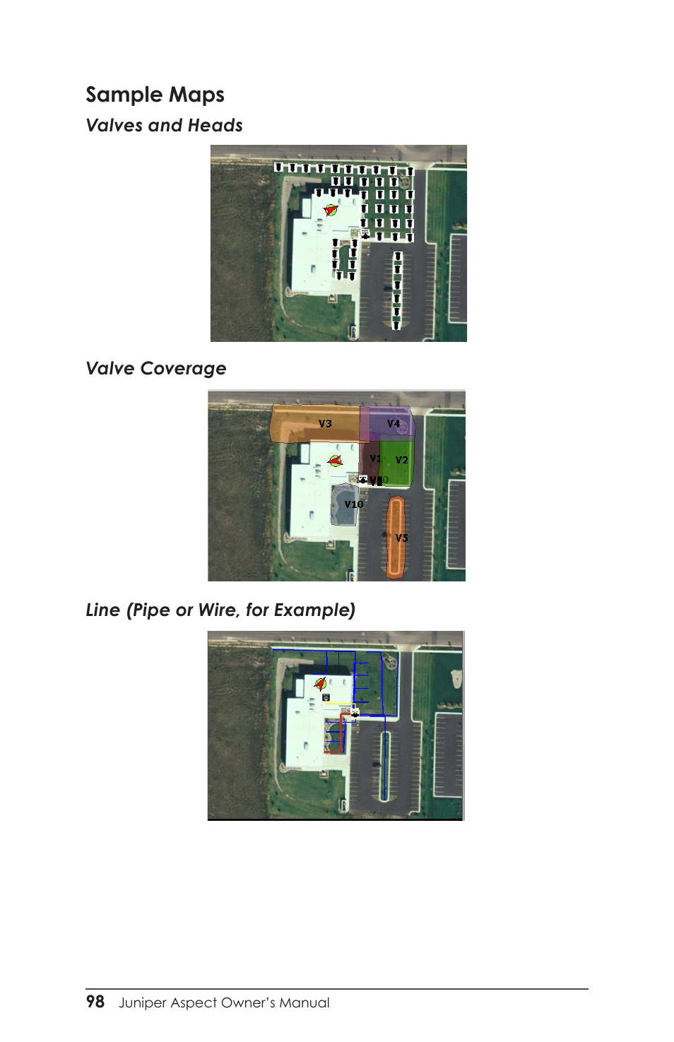 Sample maps | Juniper Systems Juniper Aspect User Manual | Page 102 / 135