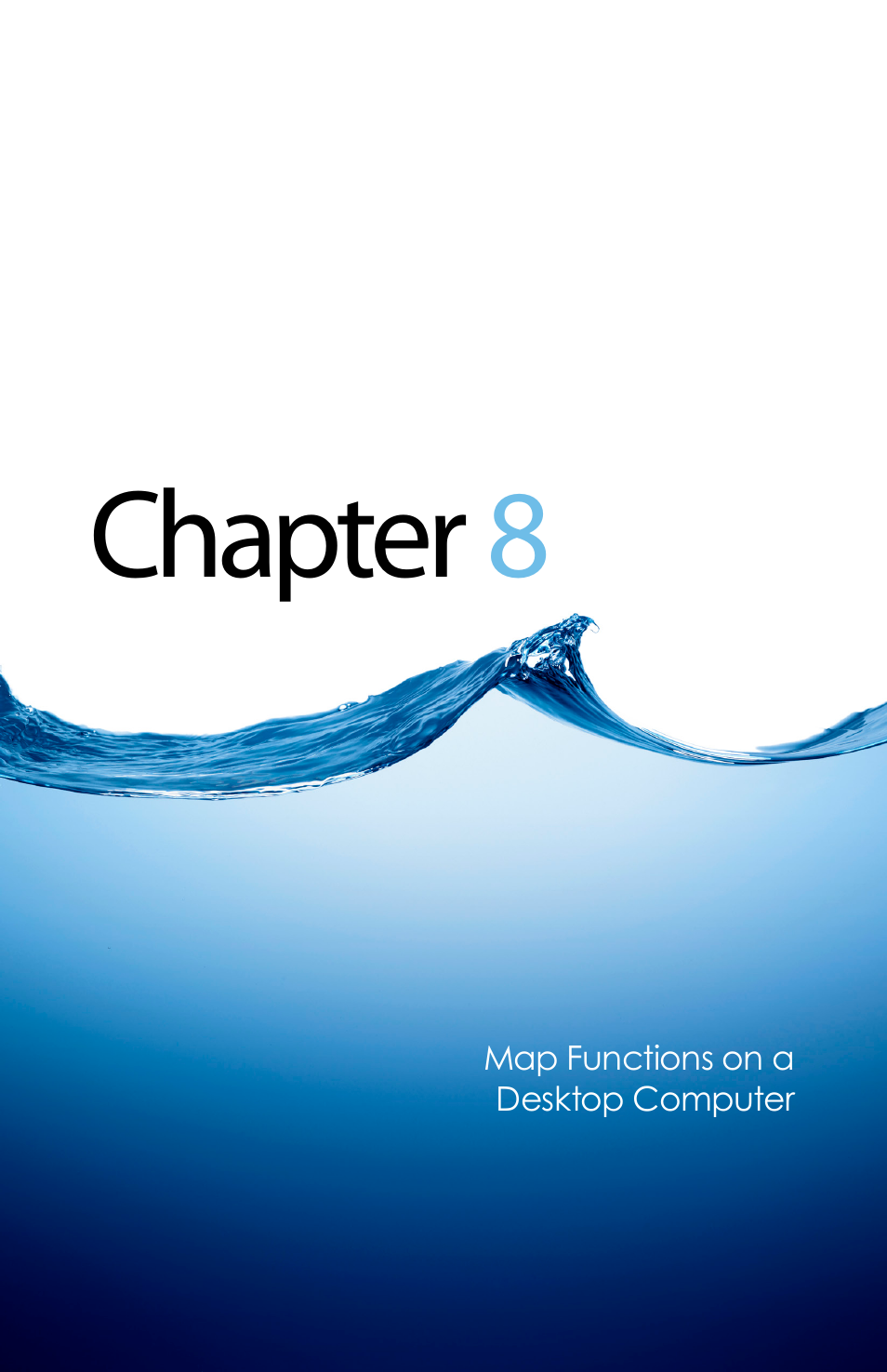 Map functions on a desktop computer, Chapter 8 | Juniper Systems Juniper Aspect User Manual | Page 103 / 135