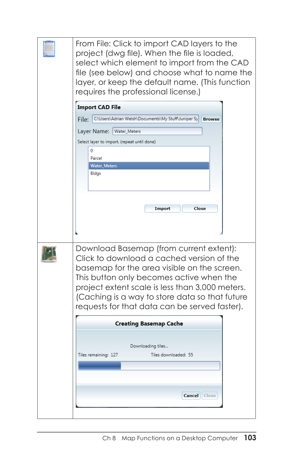 Juniper Systems Juniper Aspect User Manual | Page 107 / 135