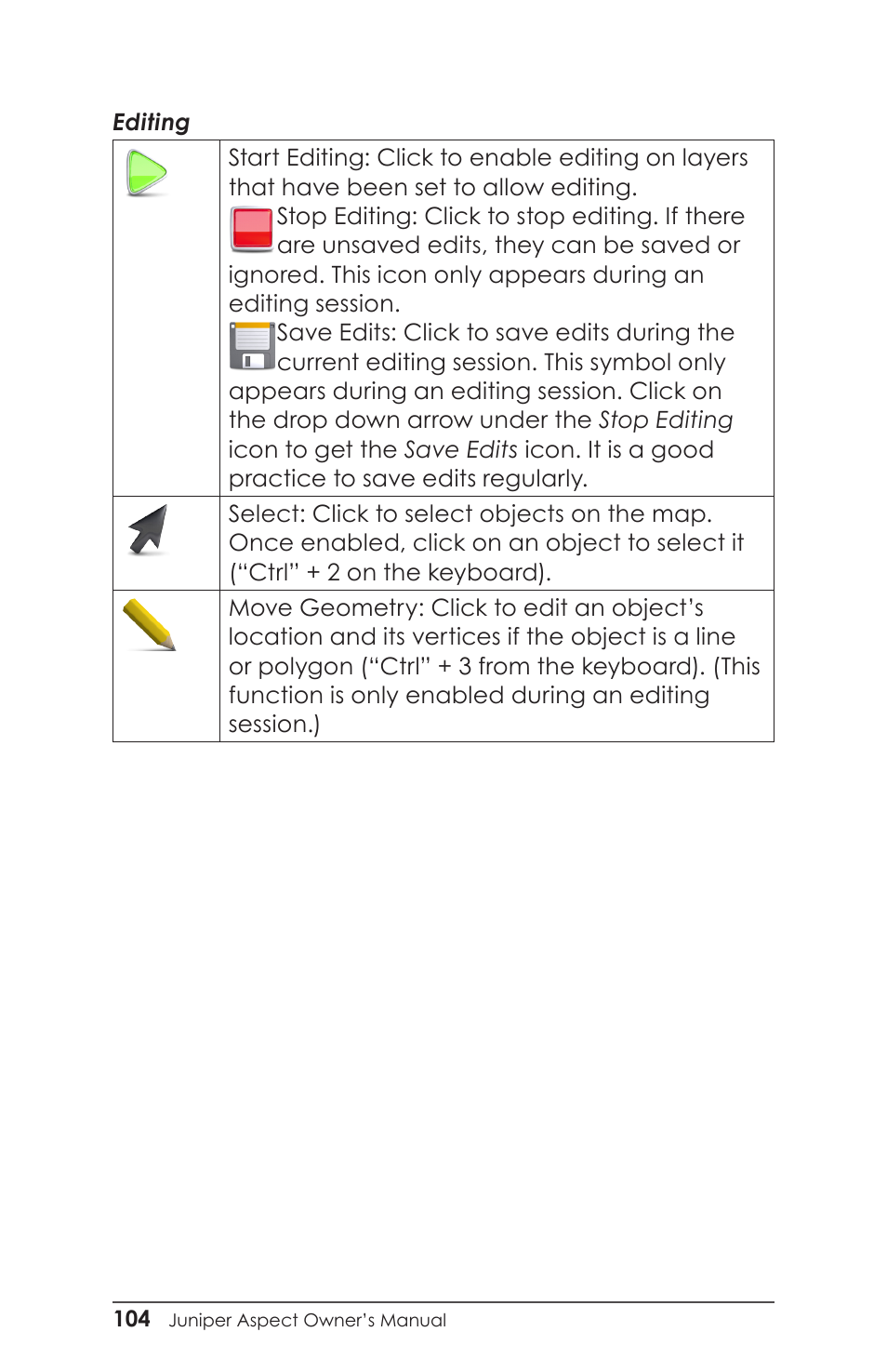 Juniper Systems Juniper Aspect User Manual | Page 108 / 135