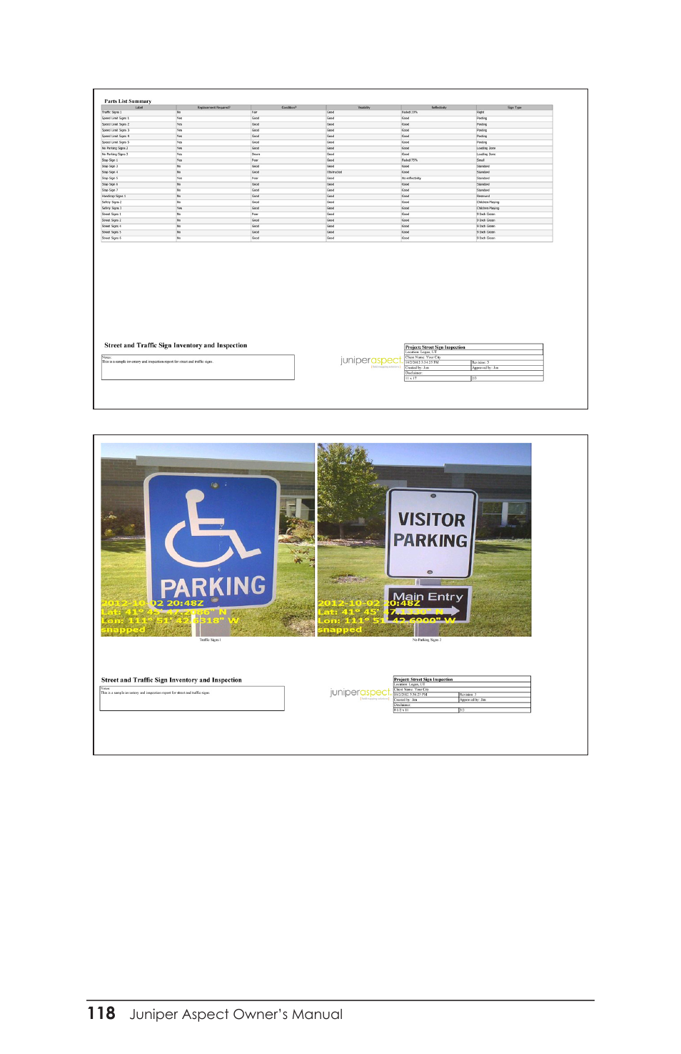 Juniper Systems Juniper Aspect User Manual | Page 122 / 135