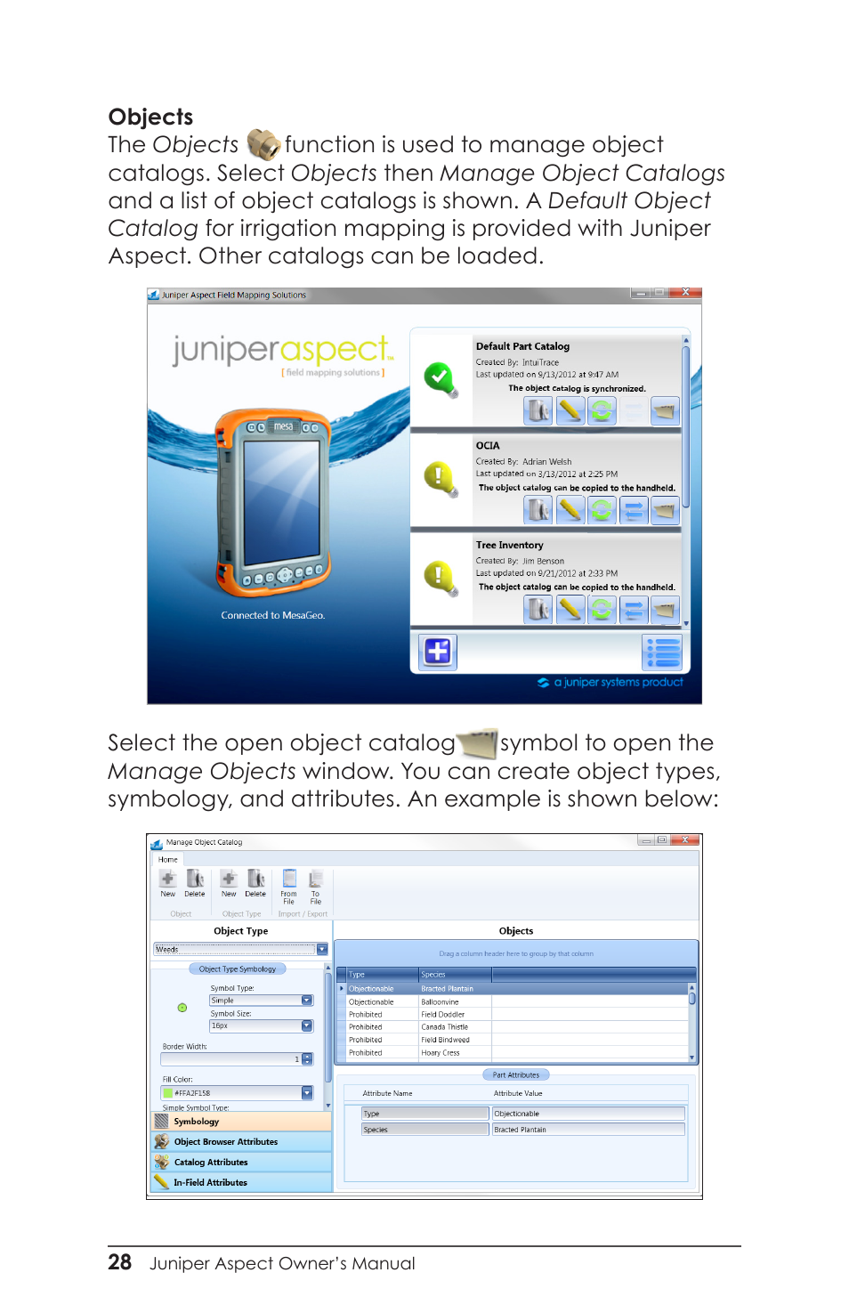 Juniper Systems Juniper Aspect User Manual | Page 32 / 135