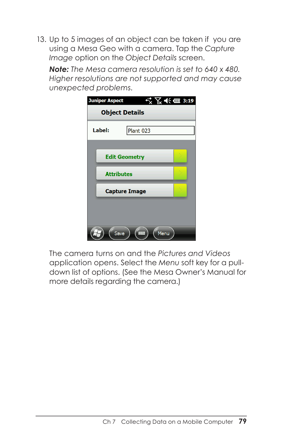 Juniper Systems Juniper Aspect User Manual | Page 83 / 135