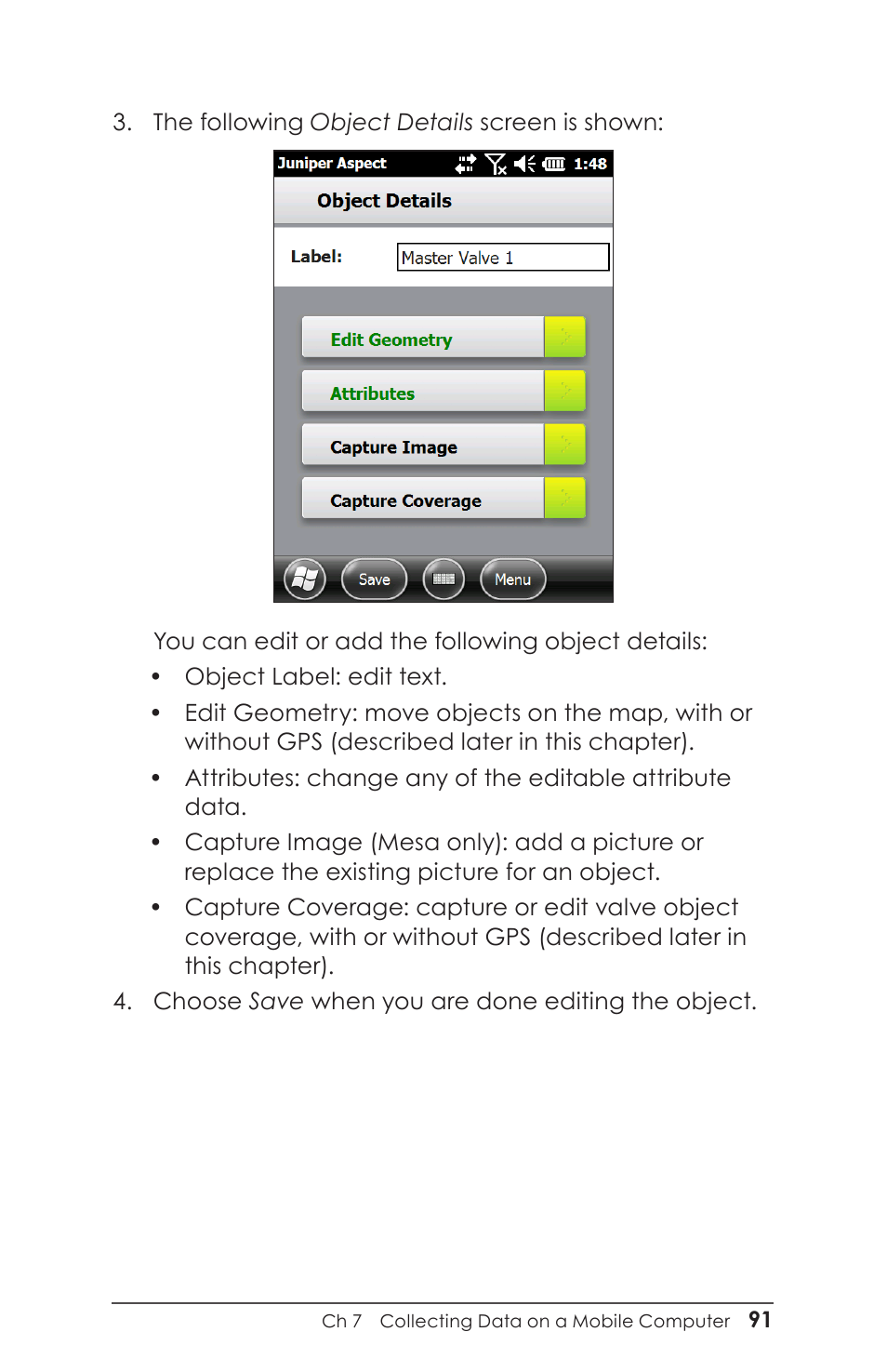 Juniper Systems Juniper Aspect User Manual | Page 95 / 135