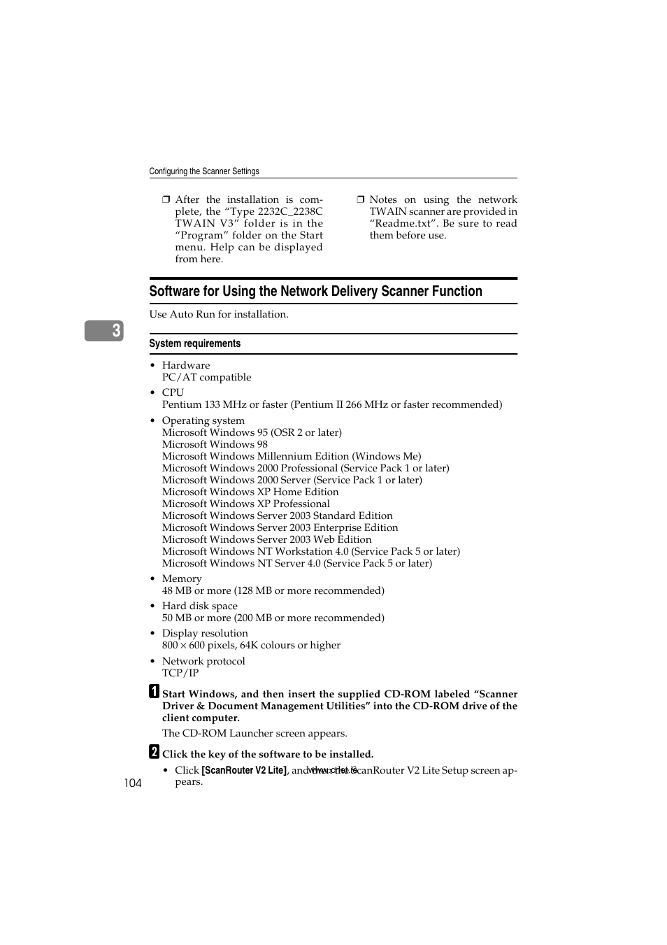 System requirements | CNET ecopy Printer/Fax/Scanner/Copier User Manual | Page 112 / 222