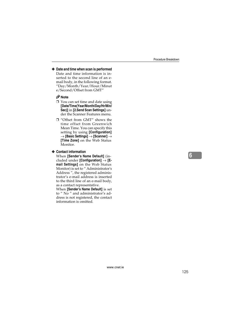 CNET ecopy Printer/Fax/Scanner/Copier User Manual | Page 133 / 222
